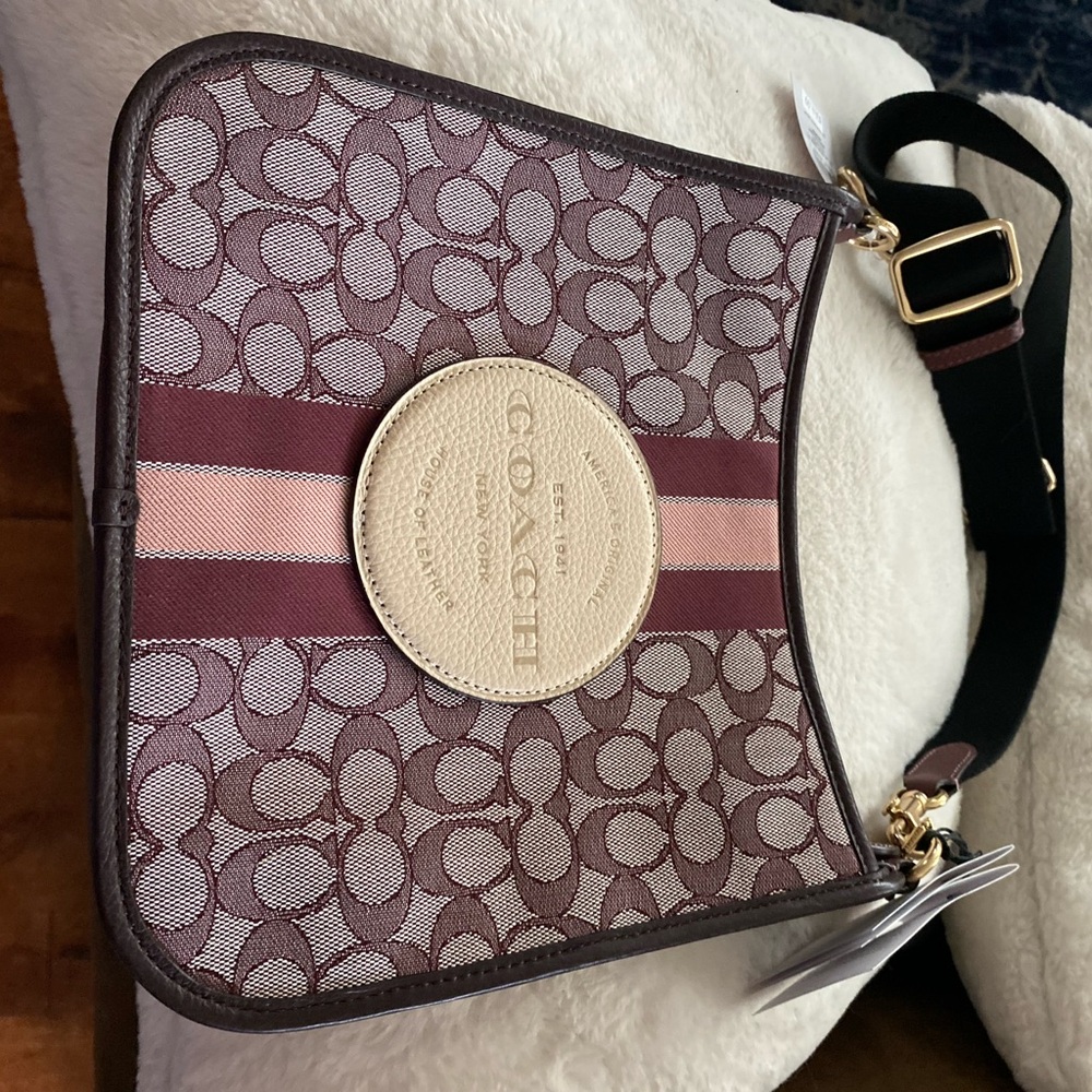 Red, Coach bag with tags